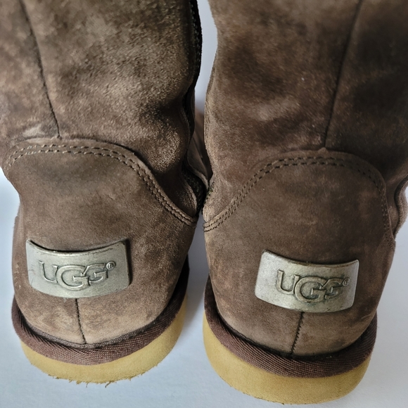 UGG Women's Australia Leather Upper Brown Suede Cargo Boots. Size 7 US /… - Picture 4 of 14